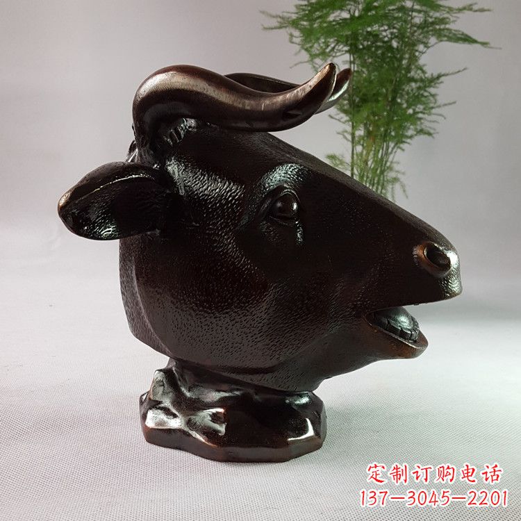 烟台生肖牛铸铜兽首