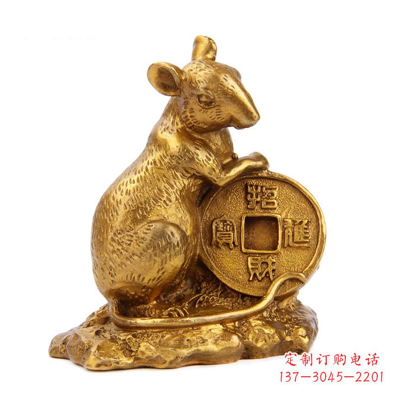 烟台高质量铸铜鎏金动物雕塑