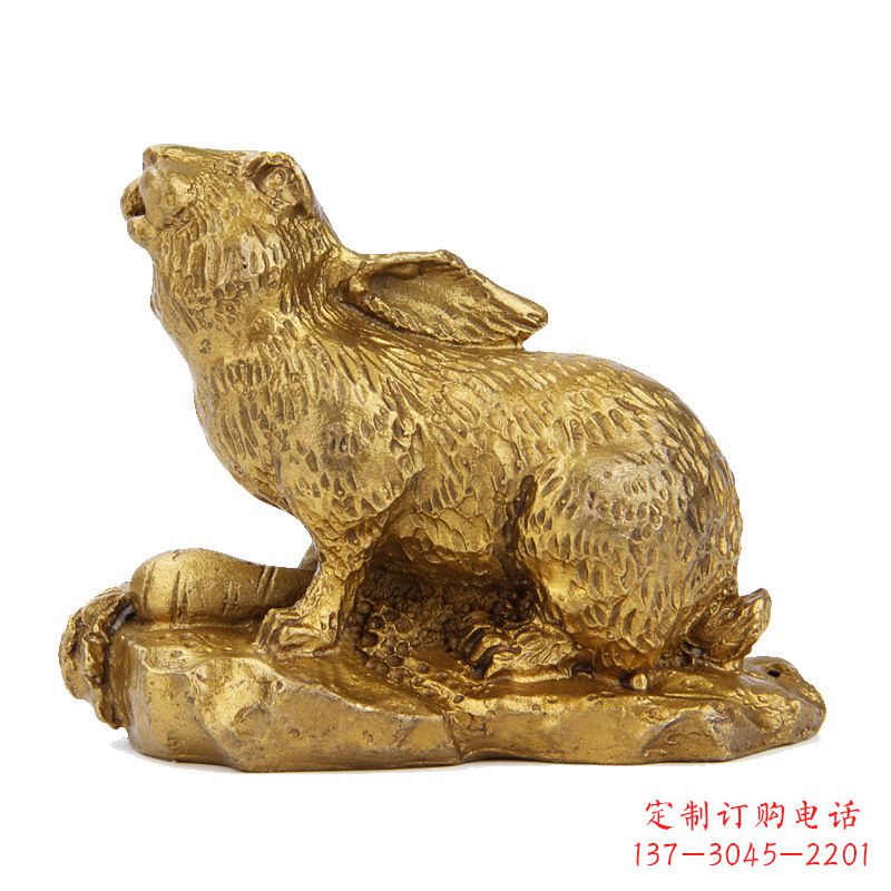 烟台精美铸铜鎏金动物雕塑