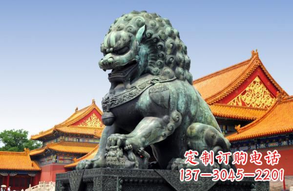 烟台贵族气派,古典青铜狮子雕塑