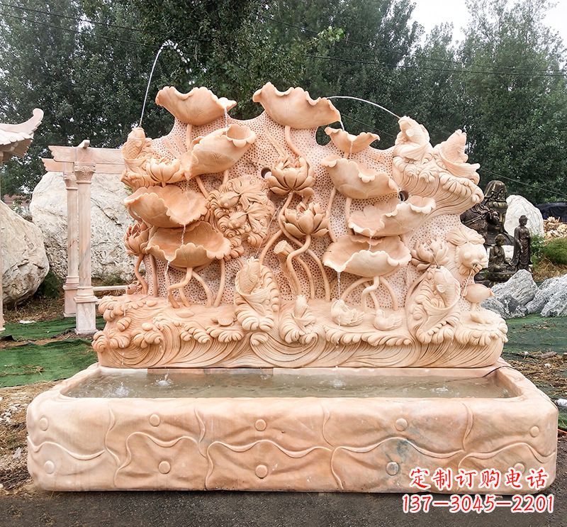 烟台汇聚自然艺术的石材喷泉雕塑