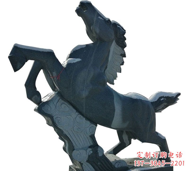 烟台中领雕塑的高精度石质马雕塑,是由于其精美…
