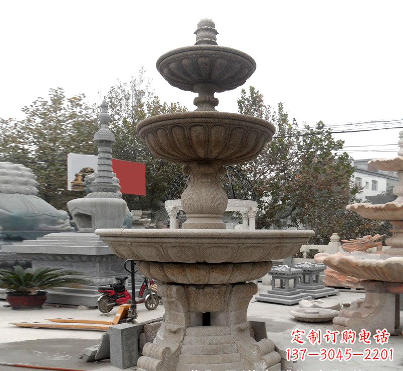 烟台石雕钵式喷泉