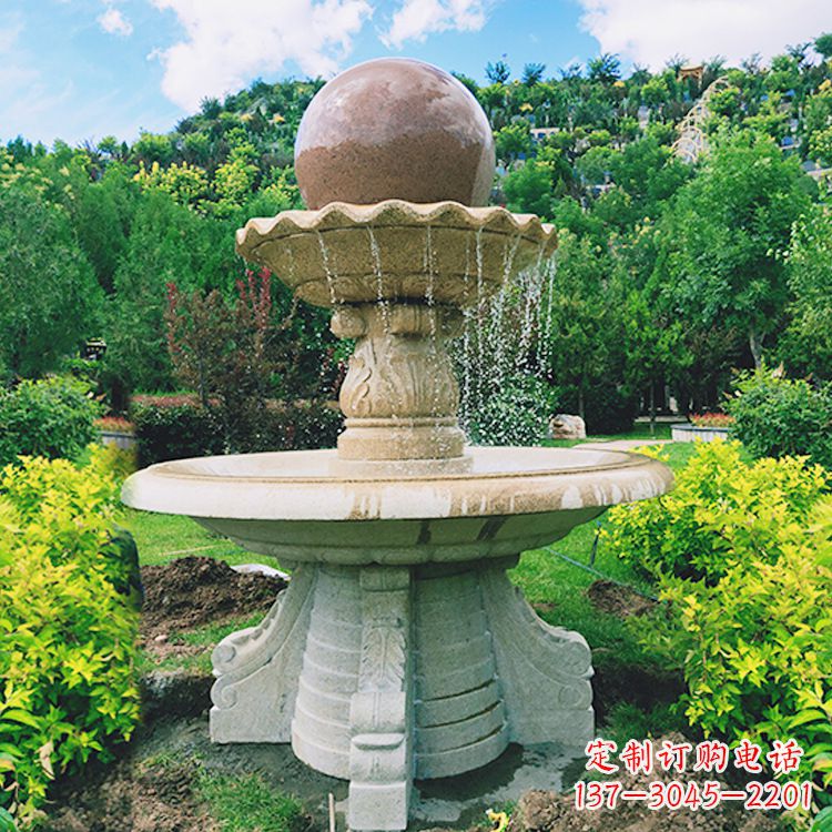 烟台中领雕塑提供高品质的城市喷泉石雕雕塑,是…