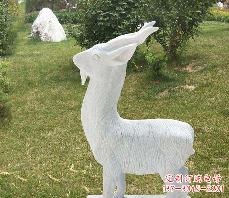 烟台石雕动物羊雕塑