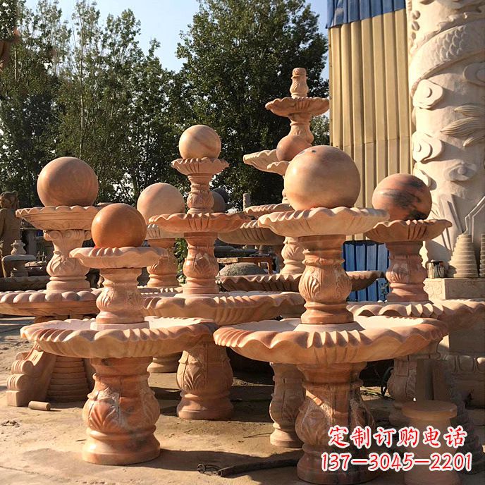 烟台风水球雕塑,给你无限的祝福