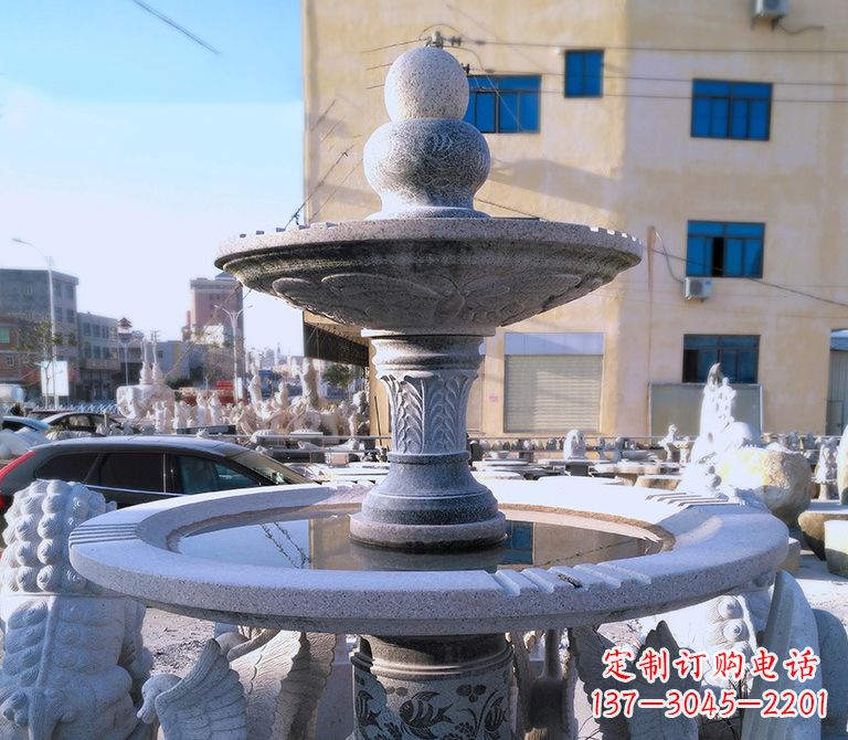 烟台雕塑虎头喷泉,激发您的想象力