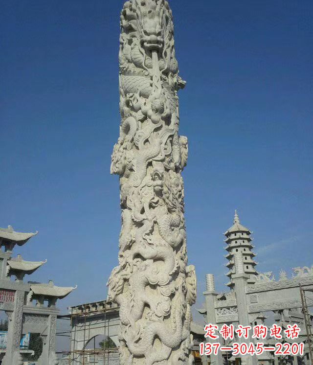 烟台精美雕塑,华表龙柱雕塑