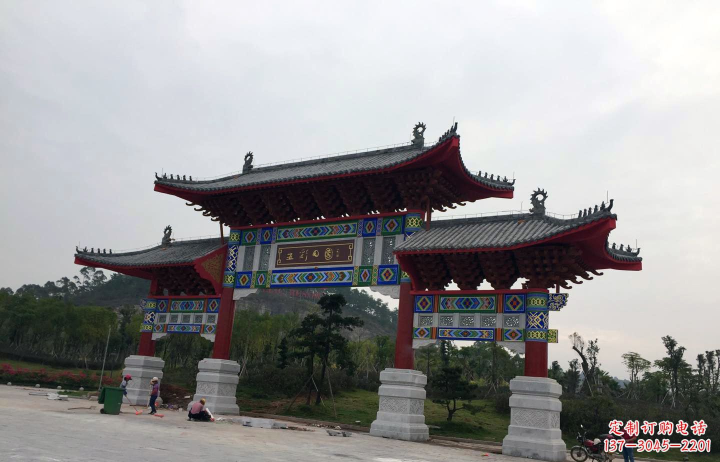 烟台石雕景观牌坊