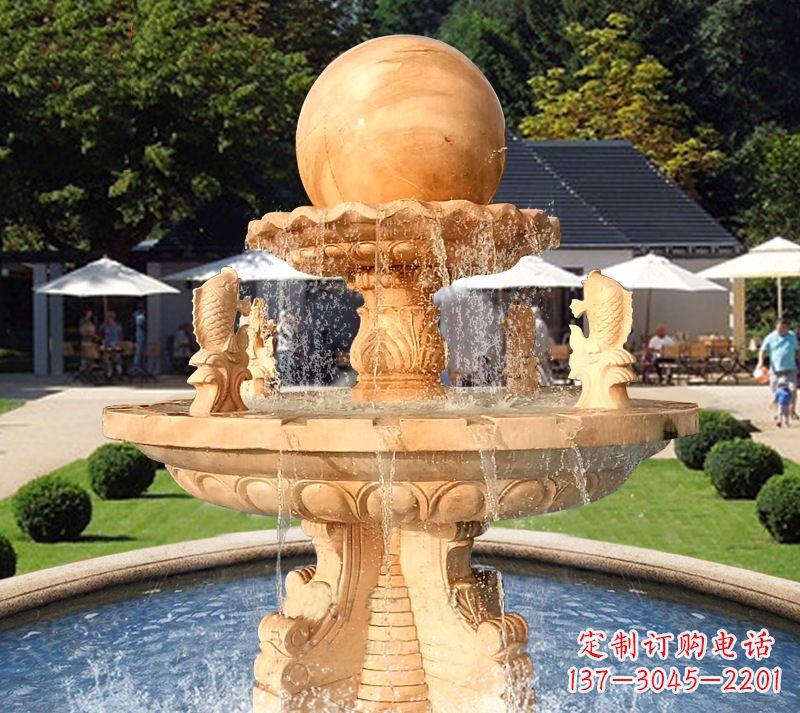 烟台中领雕塑提供一系列精美的石质喷泉雕塑,它…