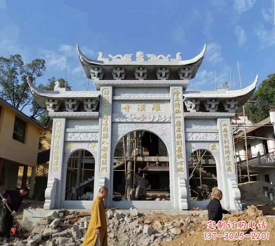 烟台西安中领雕塑:高端定制牌坊雕塑
