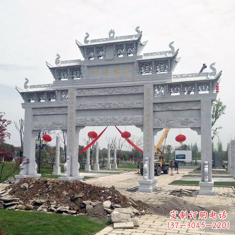 烟台石雕牌楼牌坊