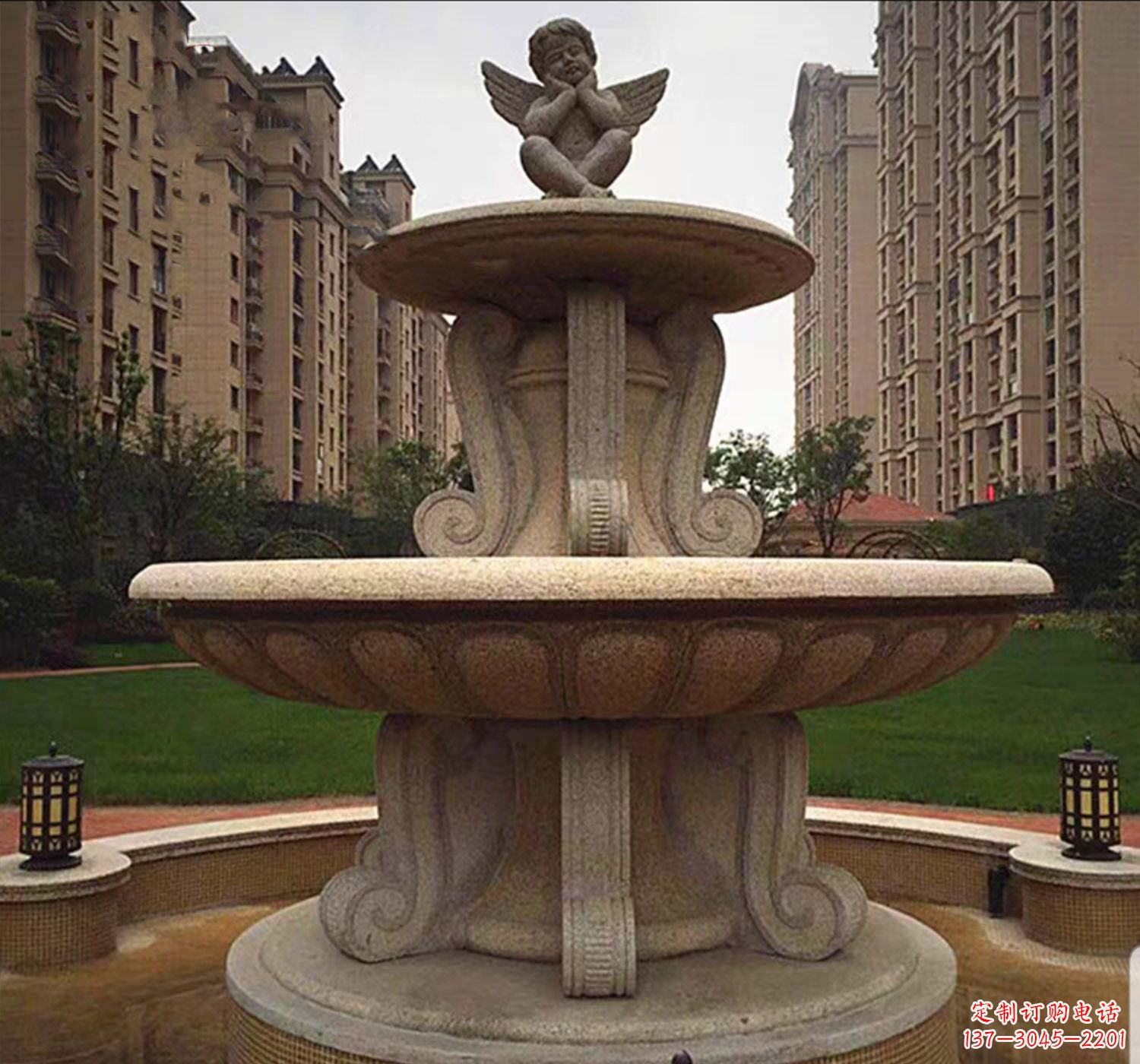 烟台石雕鱼喷泉