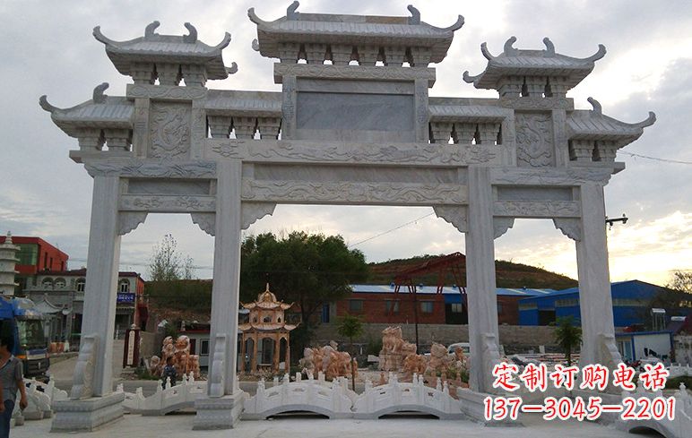 烟台石牌坊雕刻