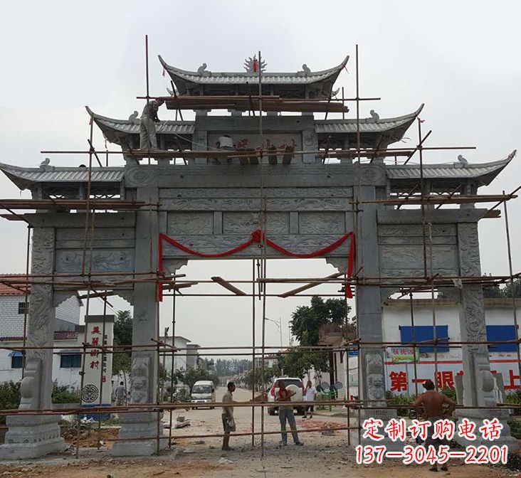 烟台石牌坊雕塑
