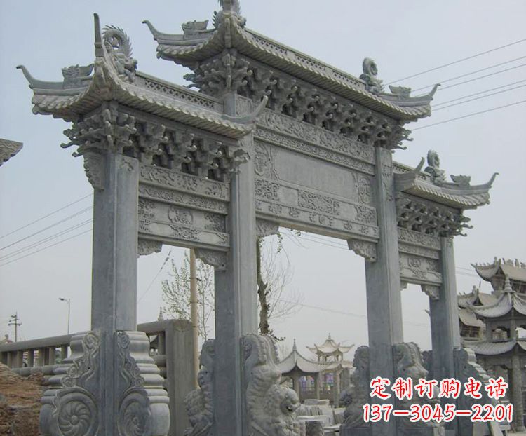烟台石牌坊与石牌楼