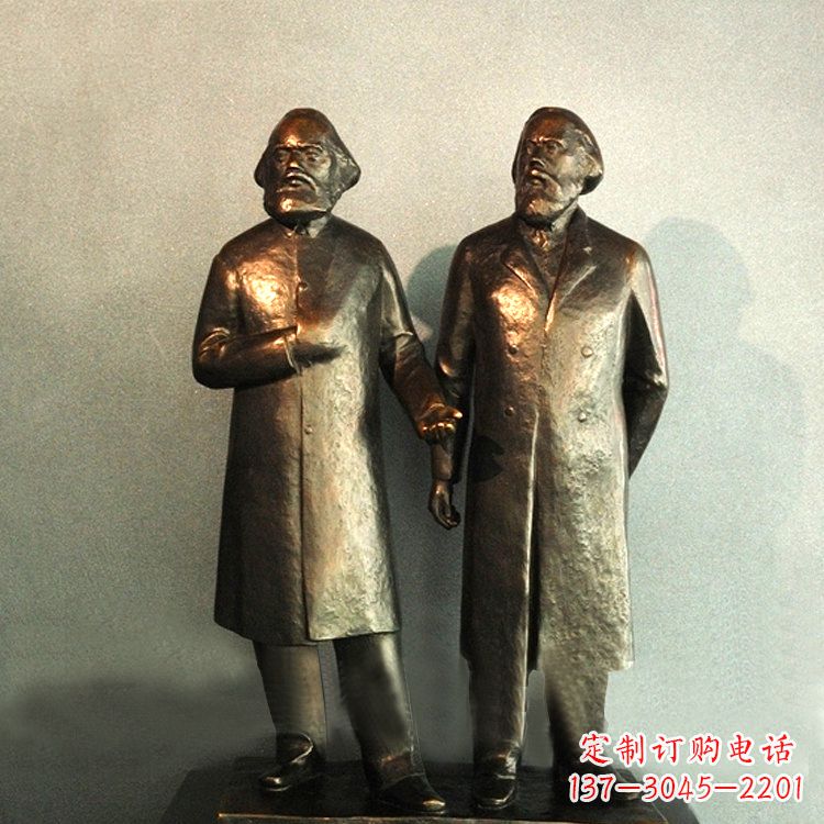 烟台世纪伟人马克思和恩格斯雕塑