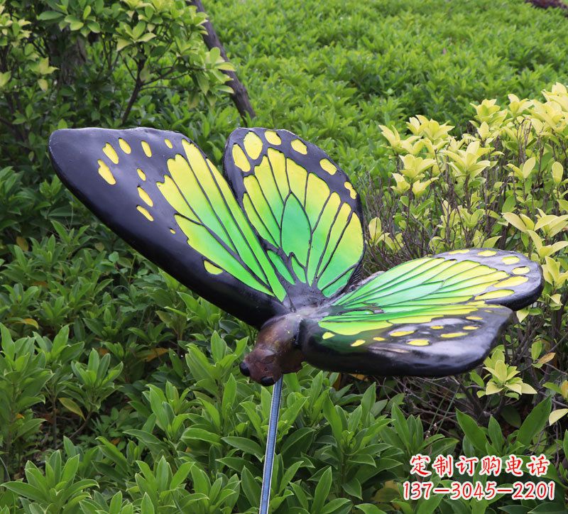 烟台树脂仿真蝴蝶昆虫雕塑