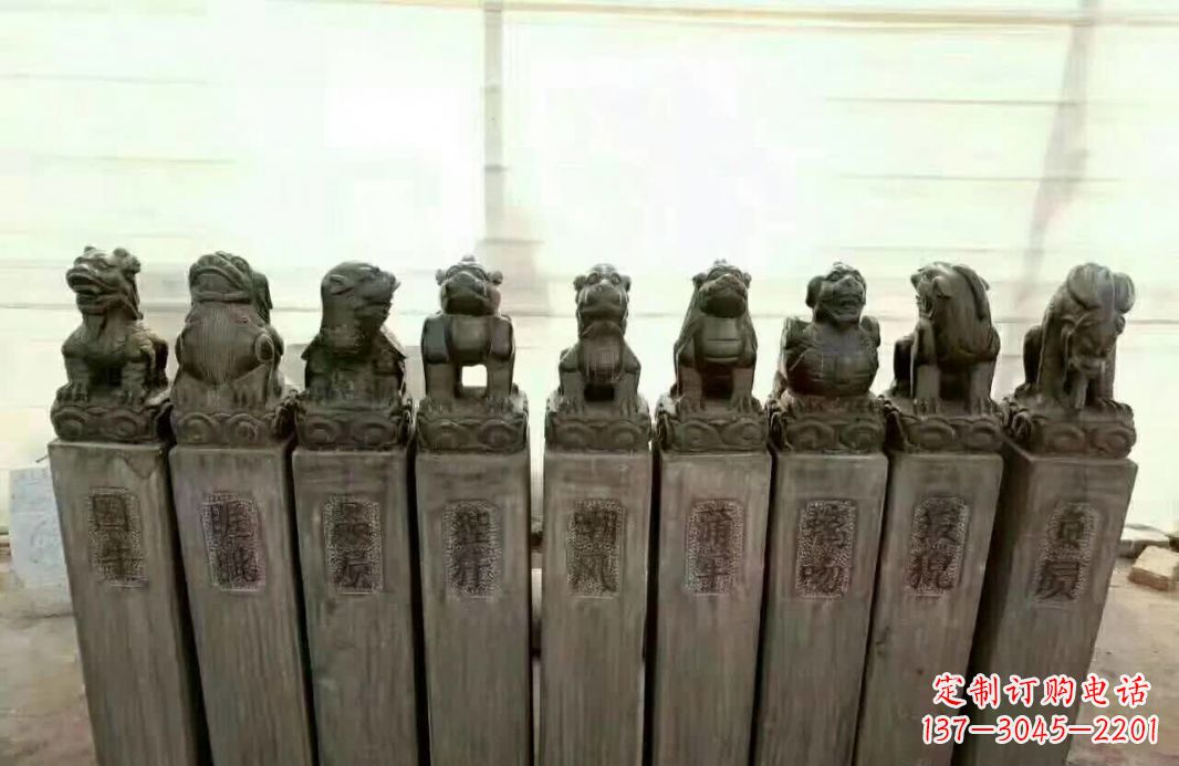 烟台栓马桩石雕