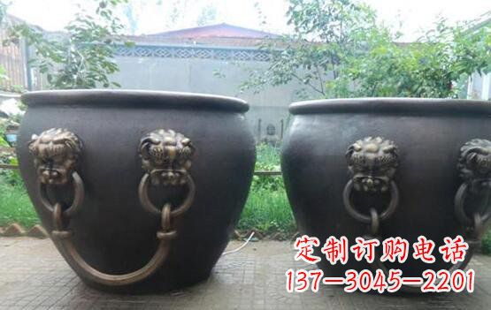 烟台水缸寺庙景观铜雕
