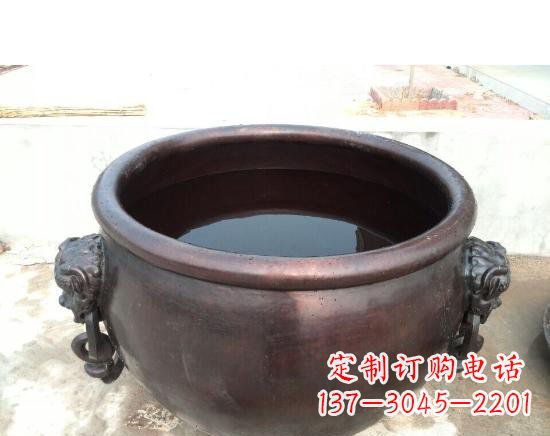 烟台水缸寺庙铜雕