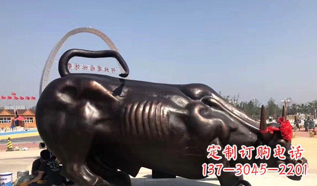 烟台水牛铜雕