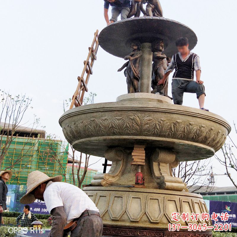 烟台水头石雕喷泉