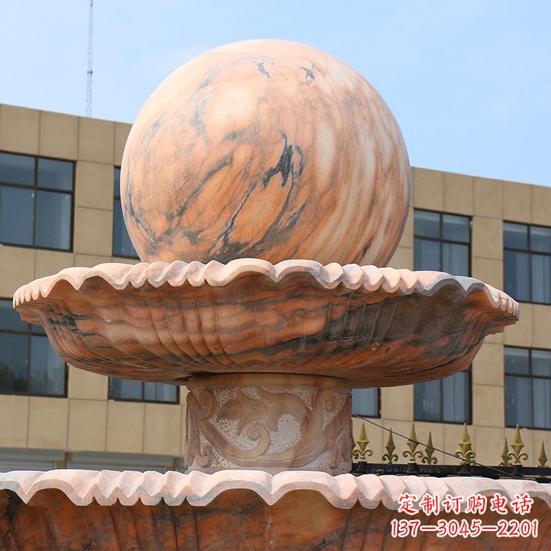 烟台四平石材风水球