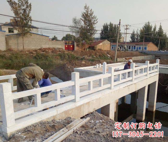 烟台寺庙景观汉白玉栏板石雕