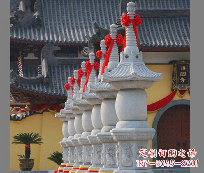 烟台寺庙景观舍利塔石雕