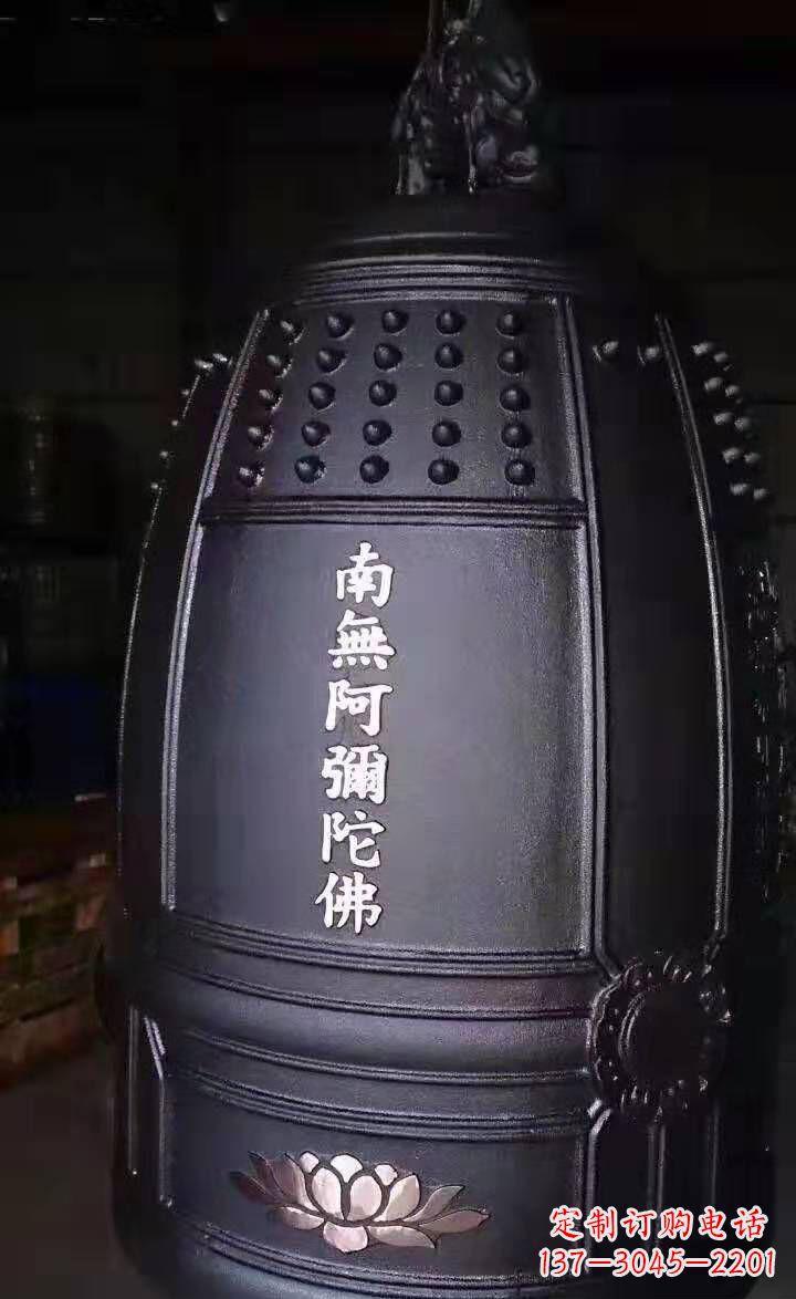 烟台寺庙铜钟雕塑户外景观雕塑