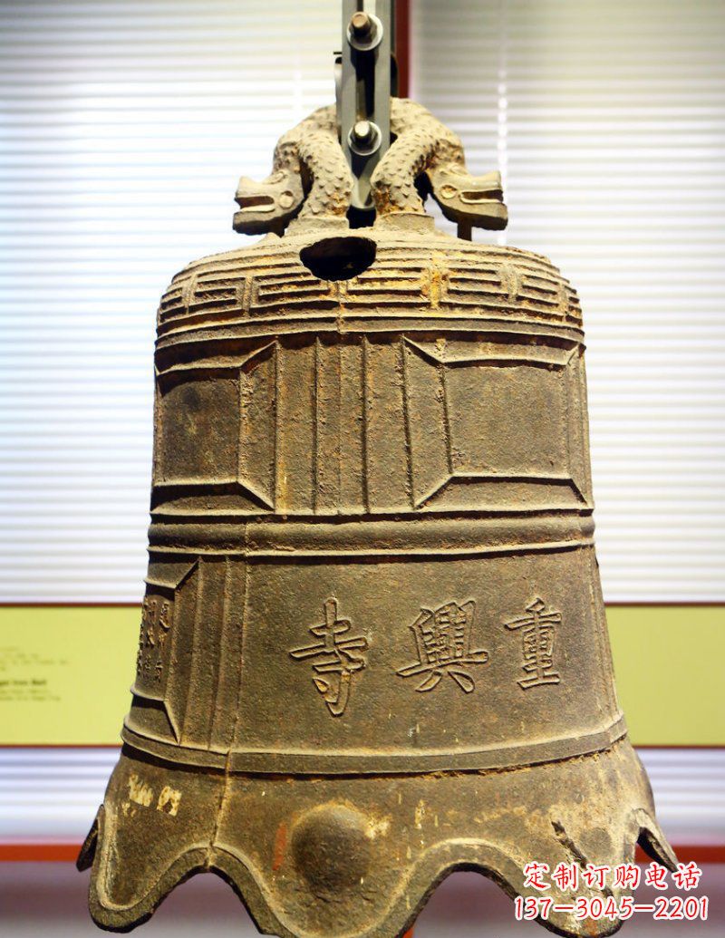 烟台寺庙铜钟铜雕