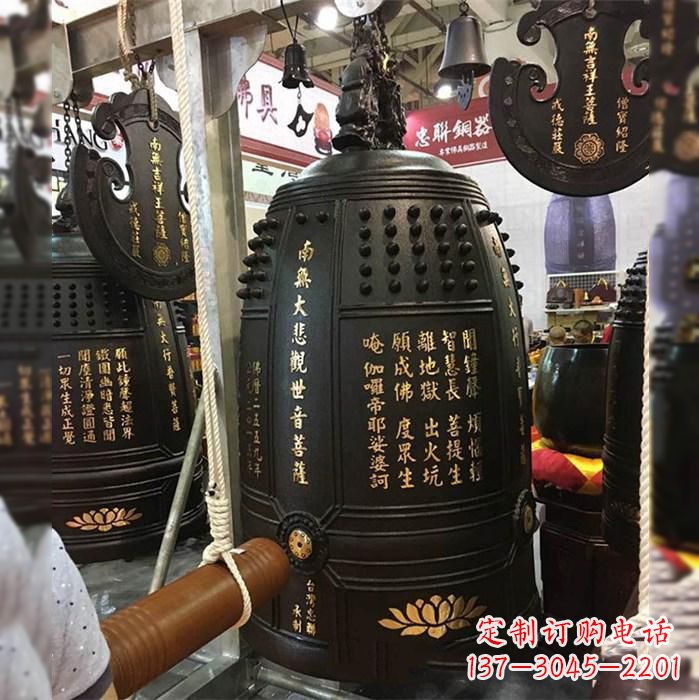 烟台寺院挂钟铜雕塑