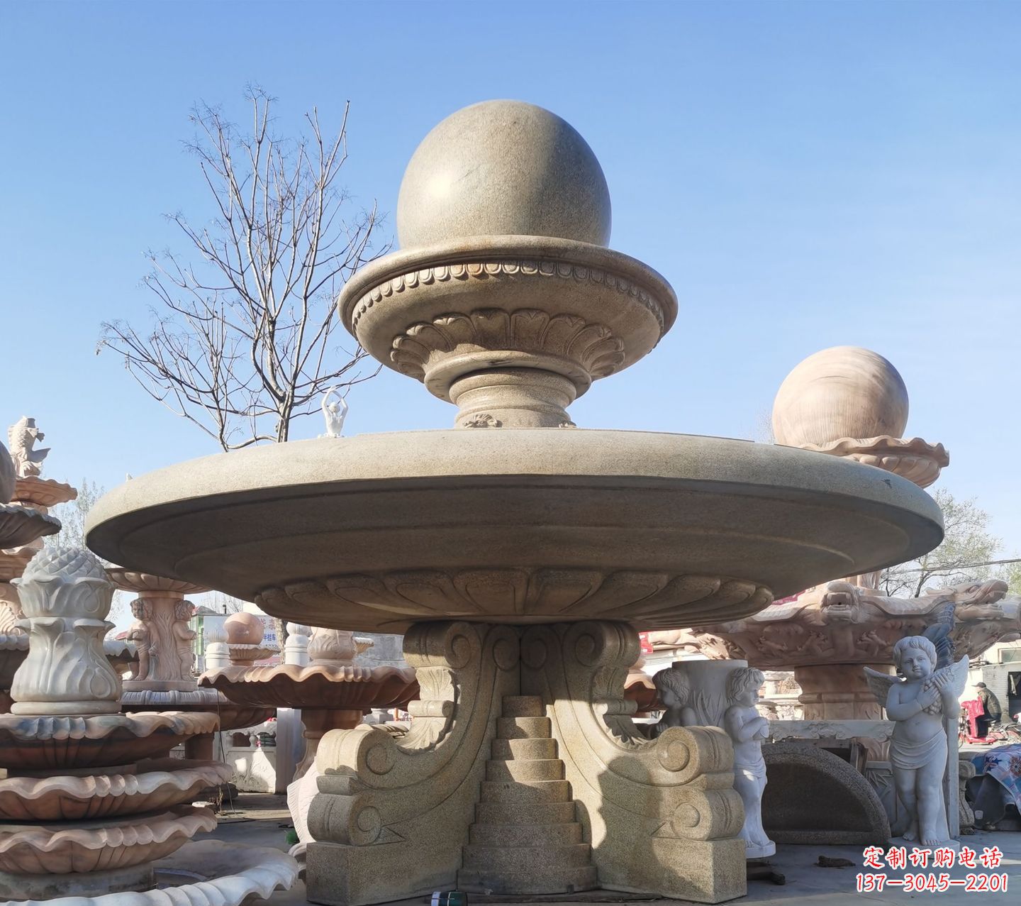 烟台松香玉大理石风水球