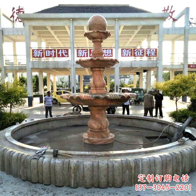 烟台天使喷泉石雕