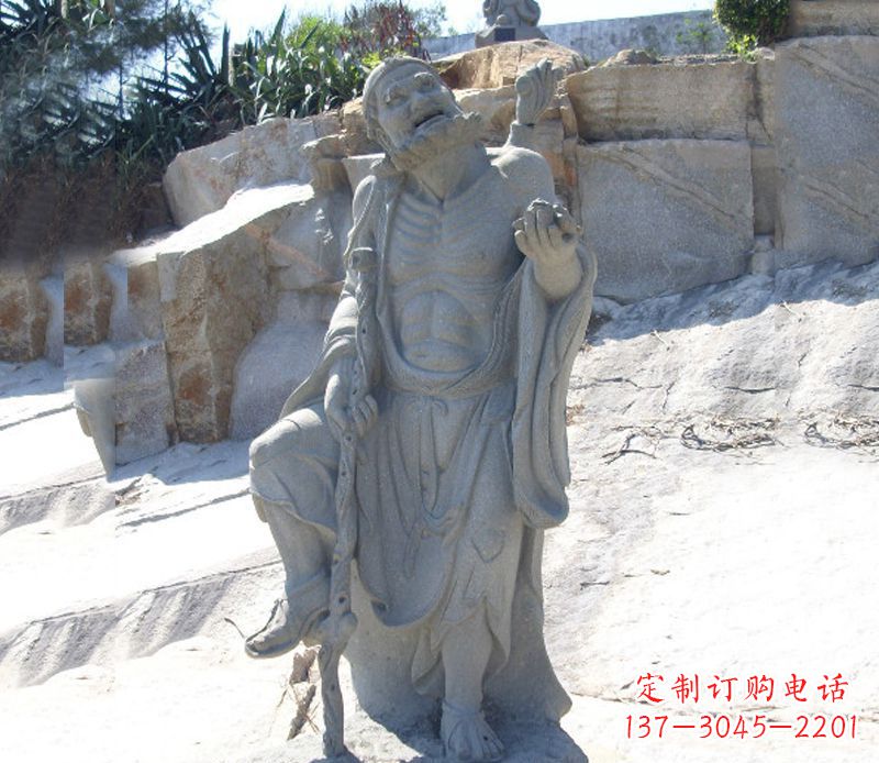 烟台铁拐李八仙雕塑
