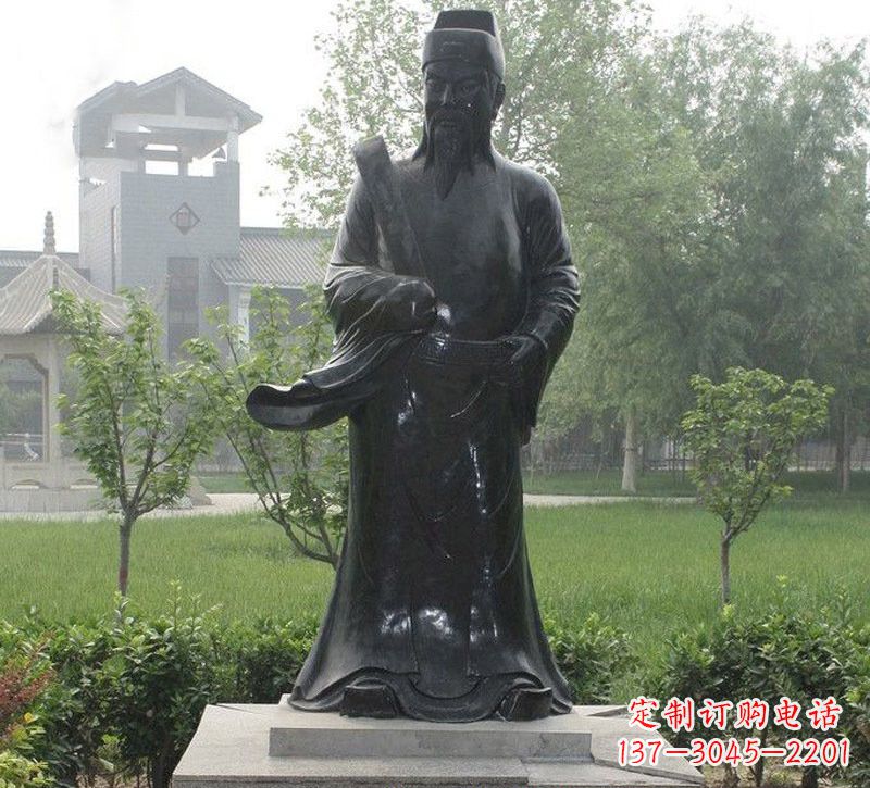 烟台铜雕八仙曹国舅