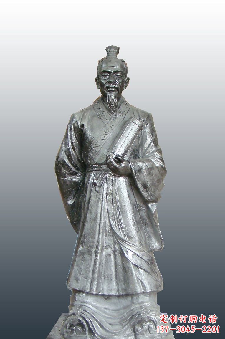 烟台铜雕扁鹊古代名医雕塑