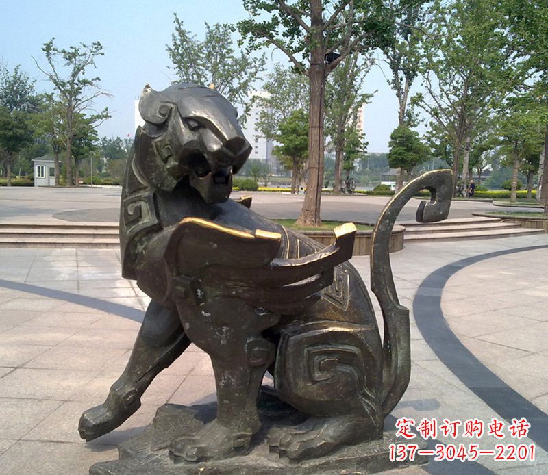 烟台铜雕抽象十二生肖