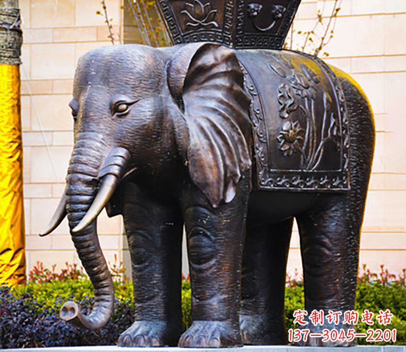烟台铜雕大象