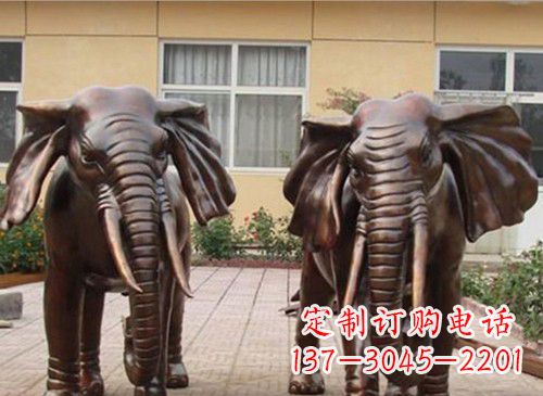 烟台铜雕大象222