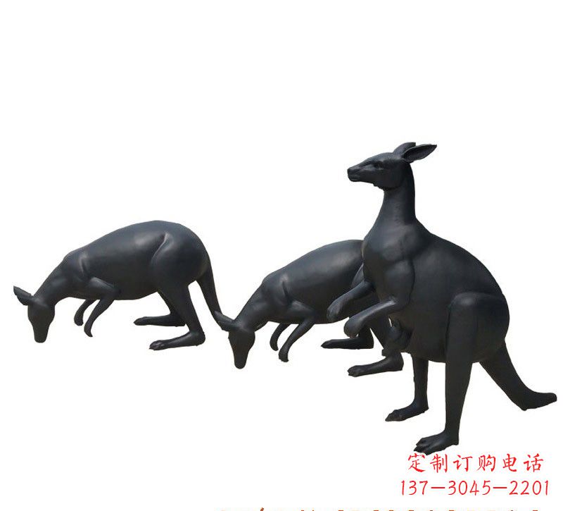 烟台铜雕袋鼠雕塑