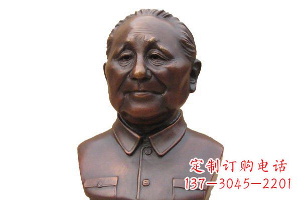 烟台铜雕邓小平头像
