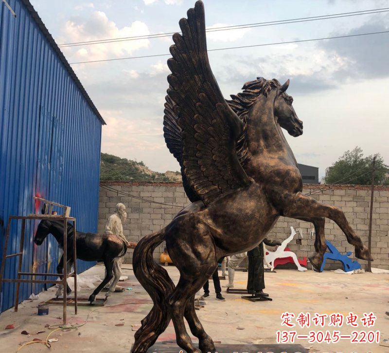 烟台铜雕飞马雕塑