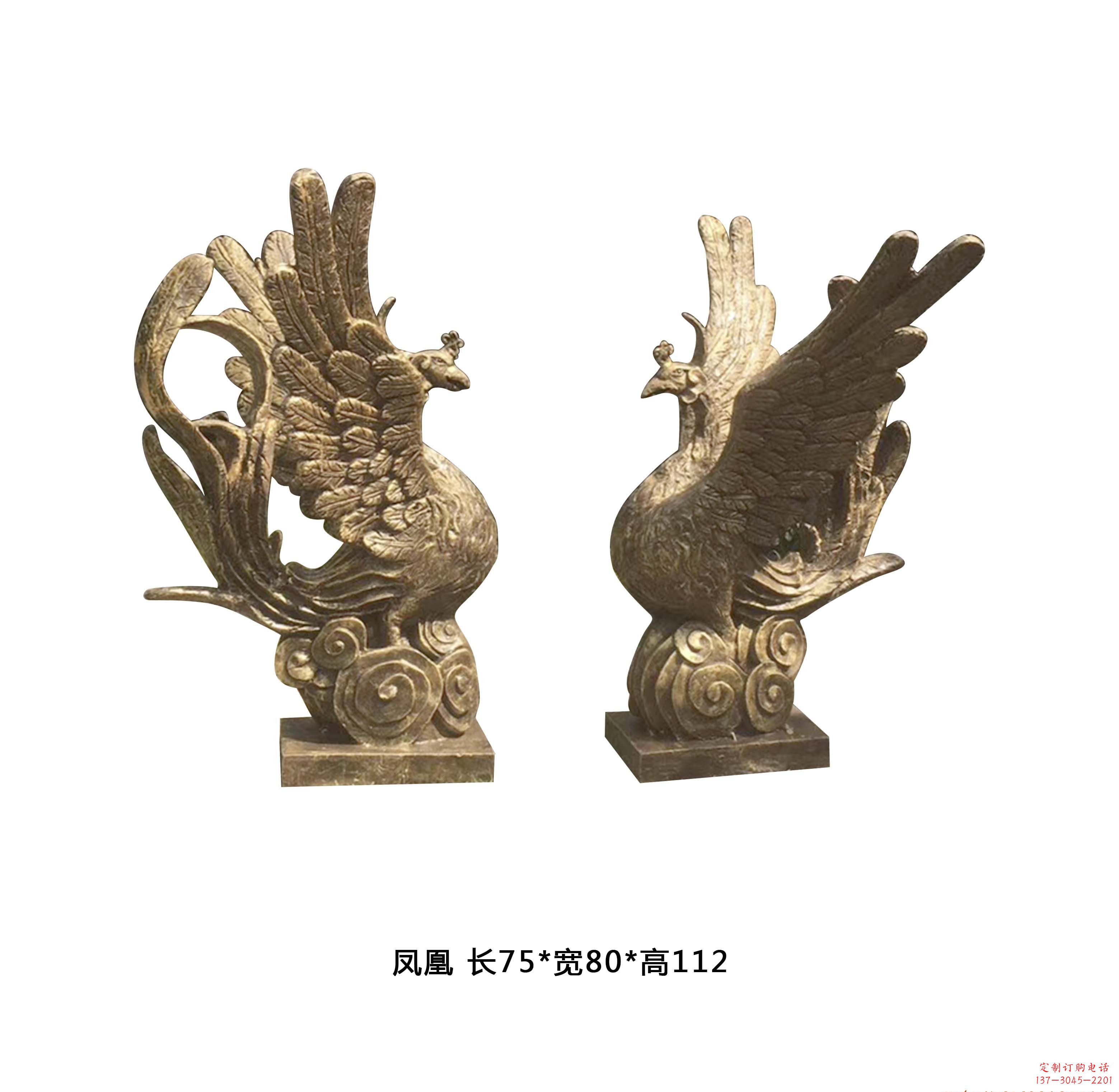 烟台铜雕凤凰雕塑