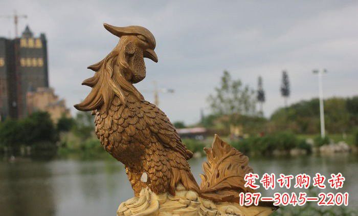烟台铜雕凤凰古代神兽雕塑