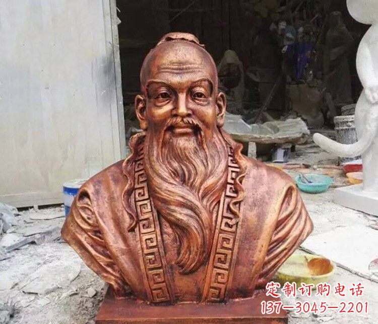 烟台铜雕古代孙思邈人物雕塑