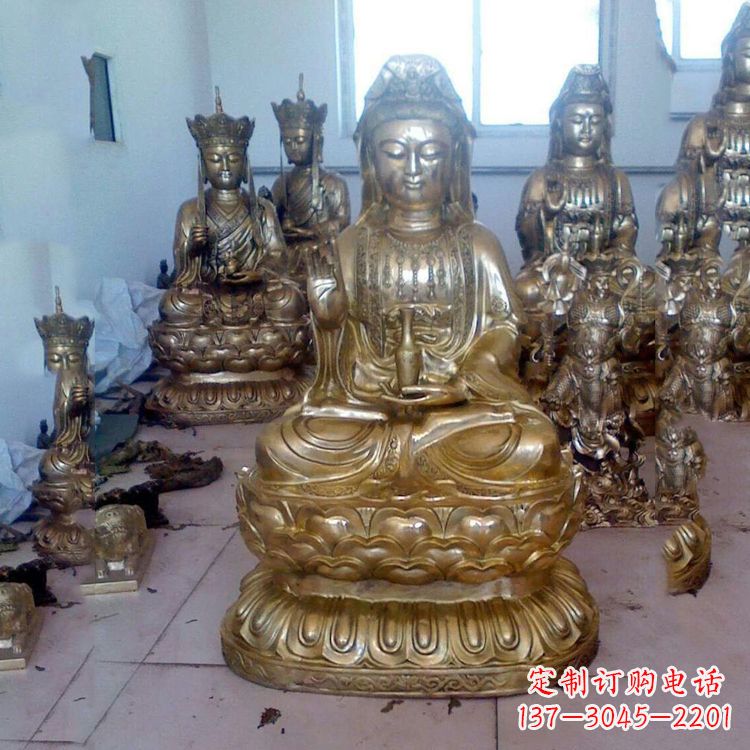 烟台铜雕观音雕塑