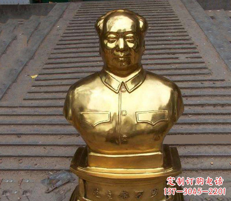 烟台铜雕广场伟人雕塑摆件