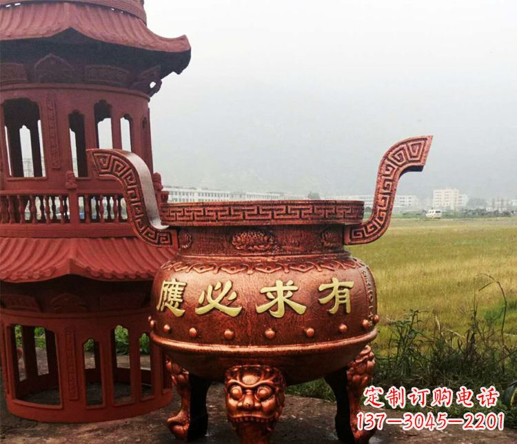 烟台铜雕景观香炉